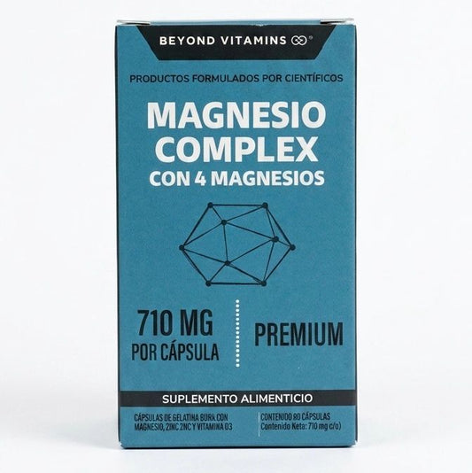 Magnesio Complex con 4 Magnesios - Beyond Vitamins