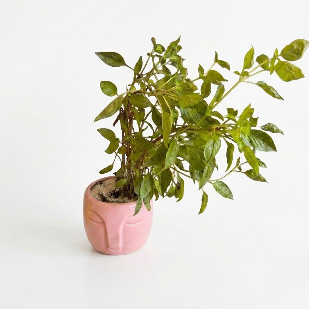 Planta Albahaca Natural Fresca - Planta Aromática para el Hogar
