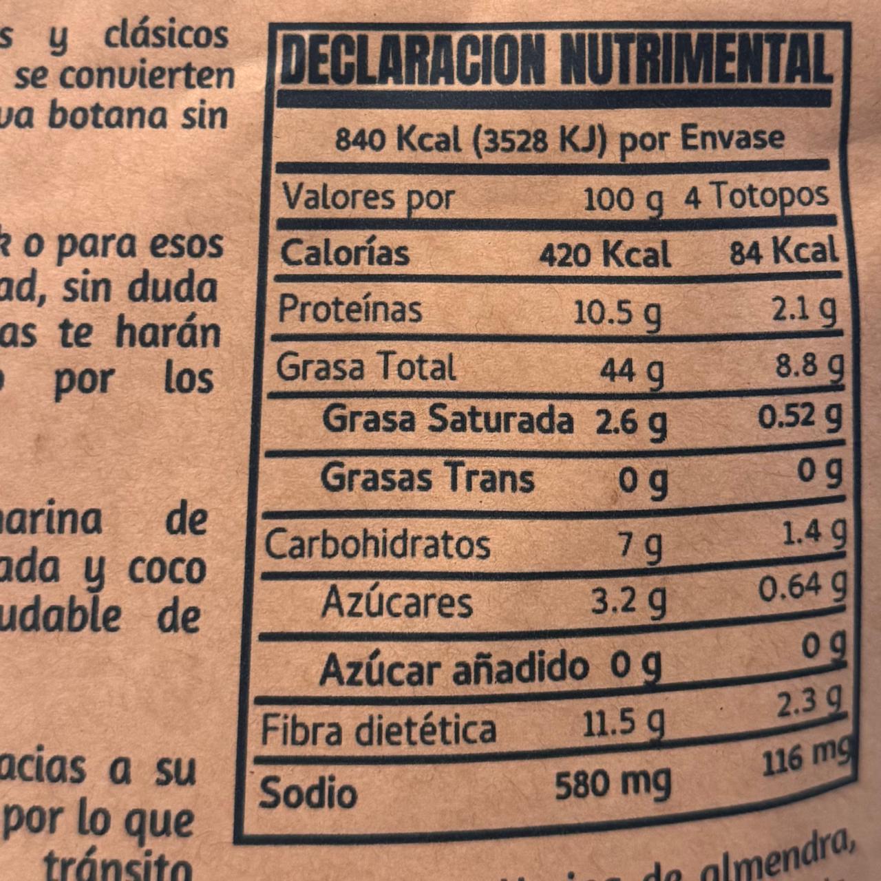 Totopos Keto Artesanales - Saludables, Crujientes y Sin Gluten (125g)