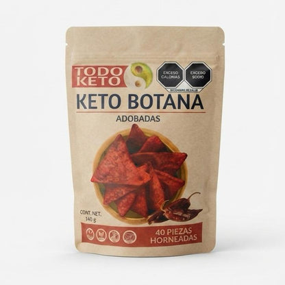 Totopos Keto Artesanales - Saludables, Crujientes y Sin Gluten (125g)