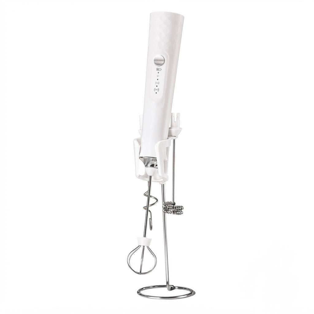 Espumador de Leche Eléctrico con Soporte