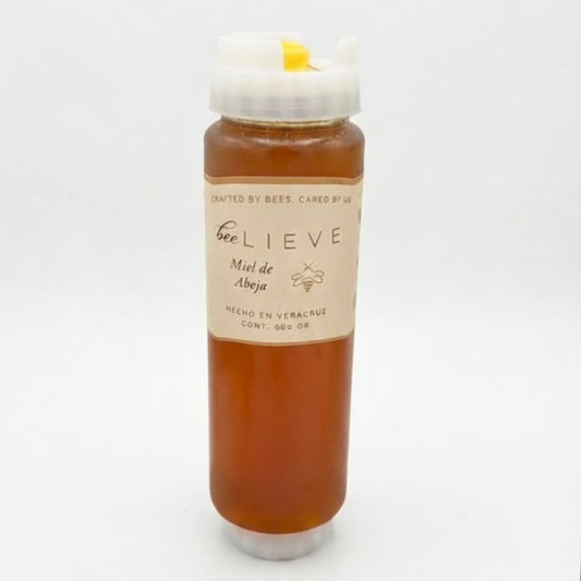 Miel de Abeja Pura - beeLIEVE - Botella Rellenable 680g