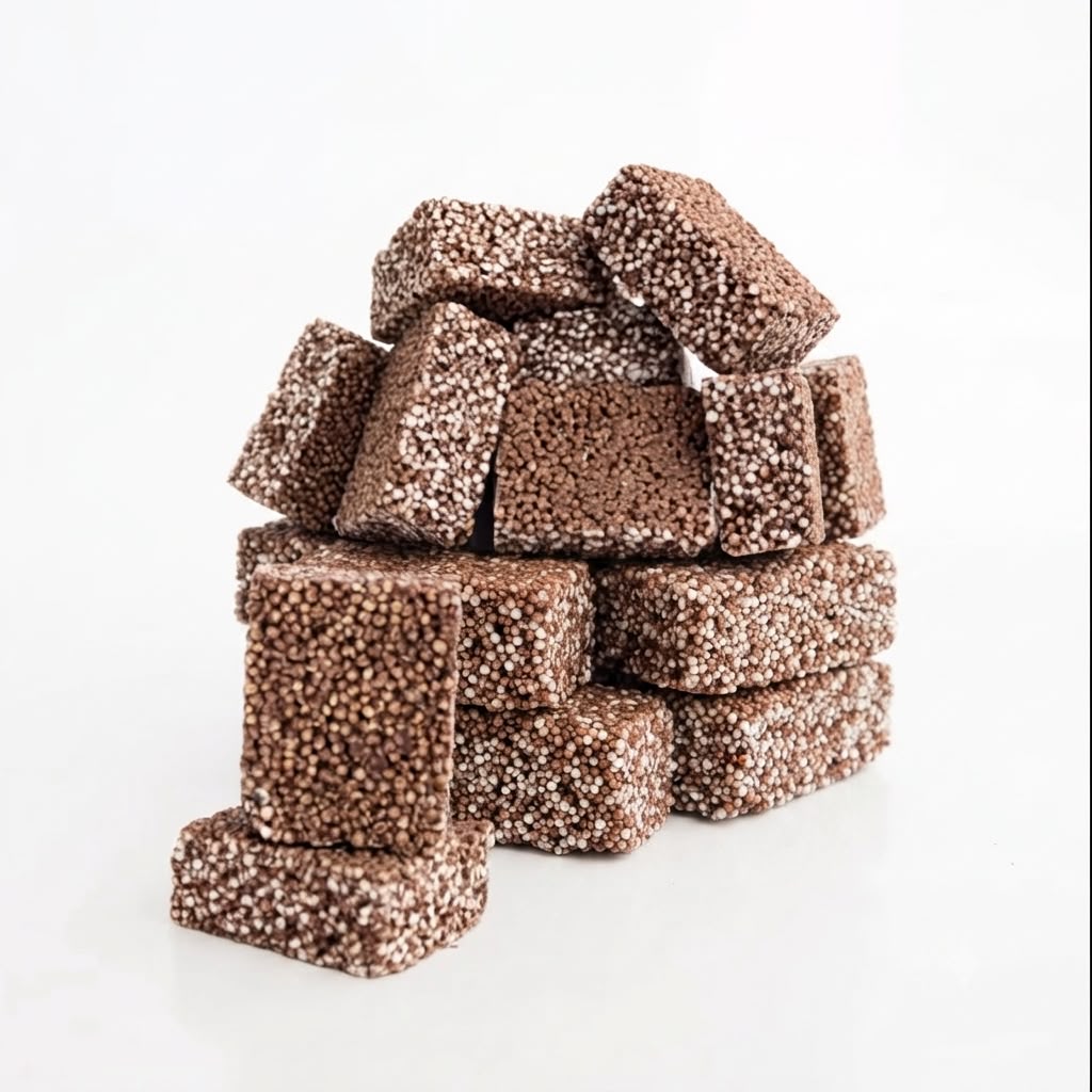 Cubos de amaranto con chocolate - paquete de 3 cubitos