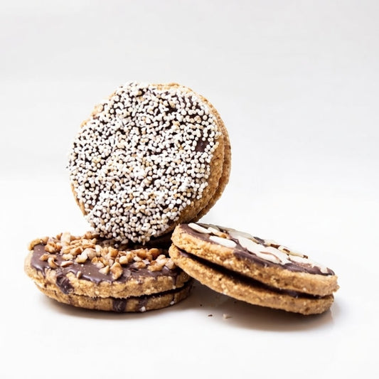 Alfajores 85% amaranto 15% trigo - Paquete con 3 piezas