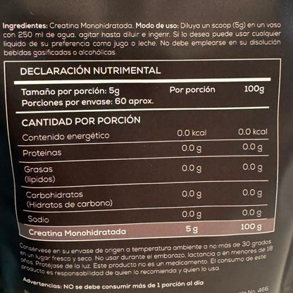 Fartlek Endurance Creatine by Optimo - Creatina Monohidratada de Alta Pureza