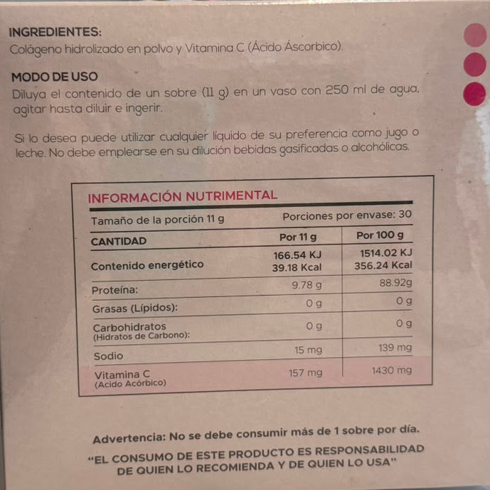 MILÚ Colágeno Hidrolizado by Optimo - Con Vitamina C y Certificación Informed Sport