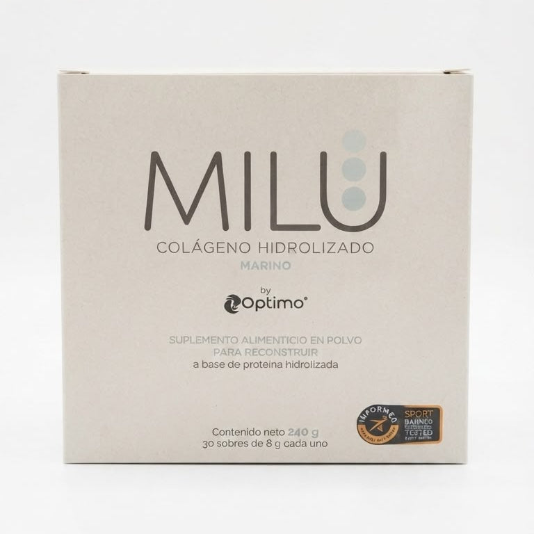 MILÚ Colágeno Hidrolizado Marino by Optimo - Pureza y Calidad Premium con Certificación Informed Sport