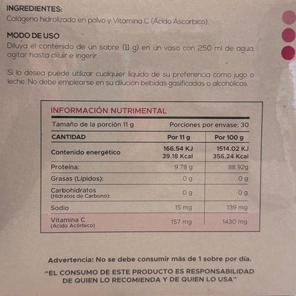 MILÚ Colágeno Hidrolizado by Optimo - Con Vitamina C y Certificación Informed Sport