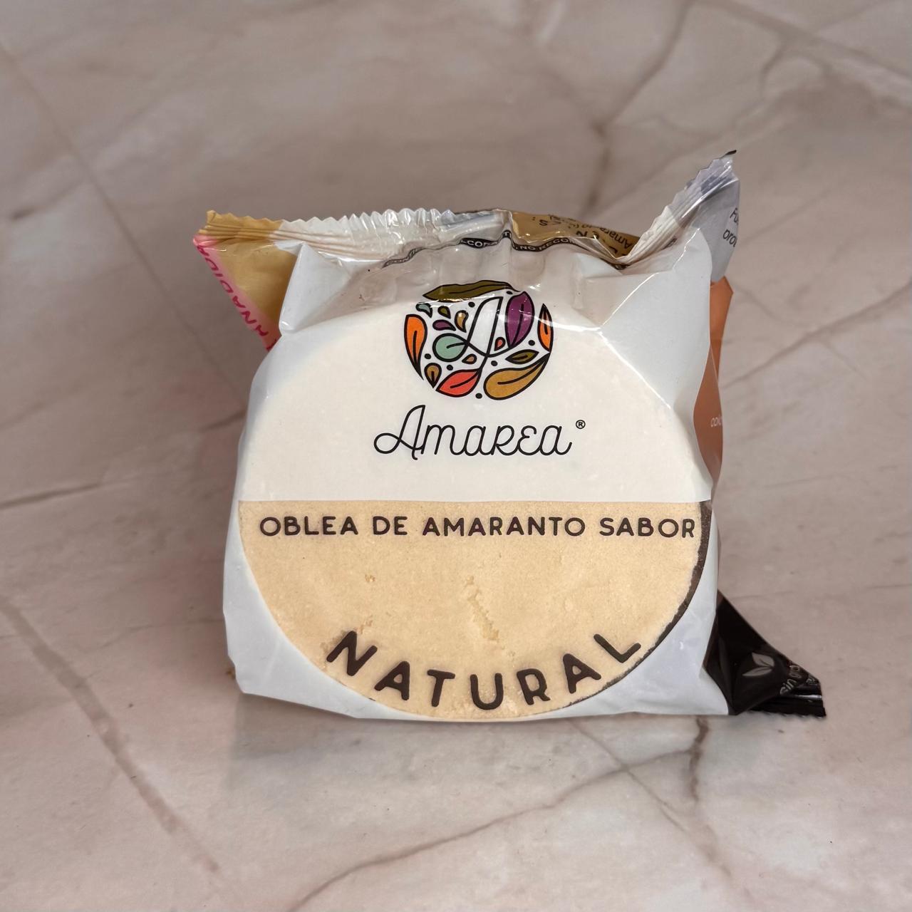 Oblea de amaranto -  Amarea