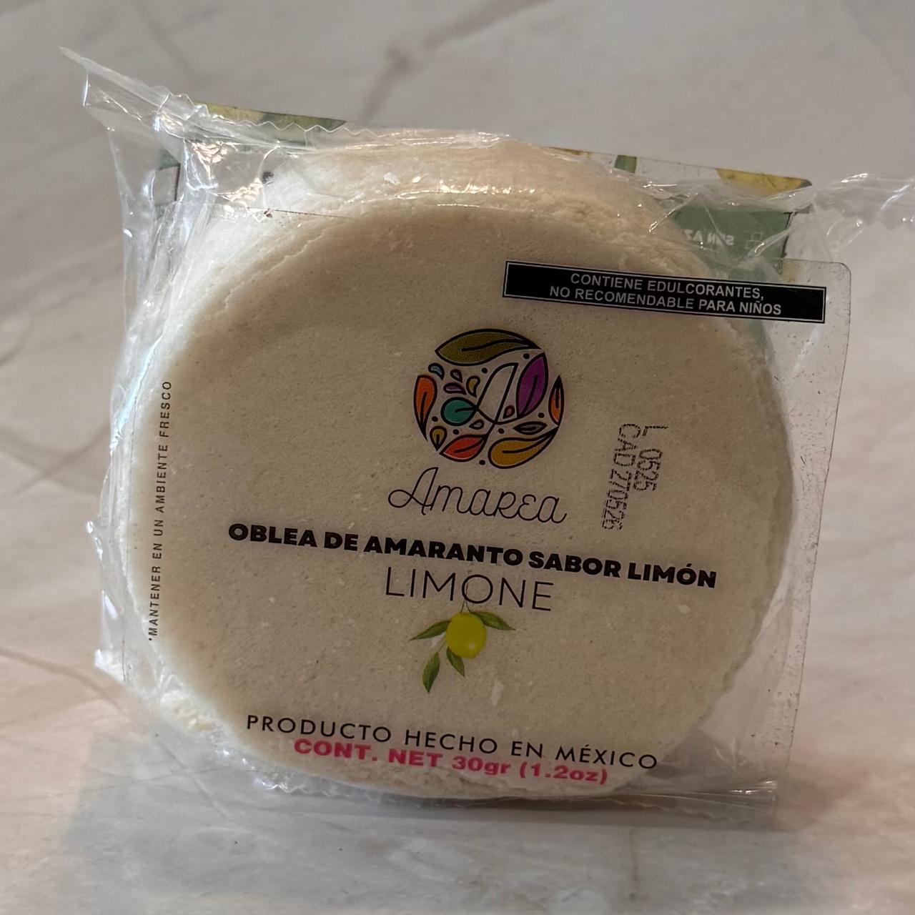 Oblea de amaranto -  Amarea