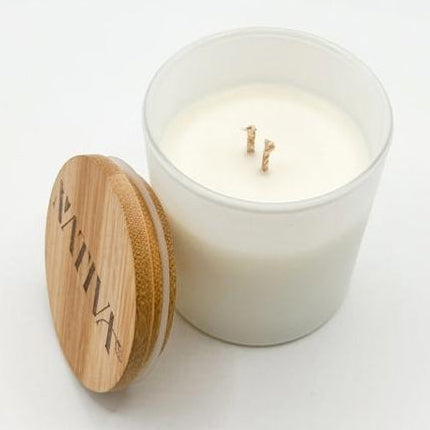 Vela Nativa Cristal Mate Grande Con Tapa