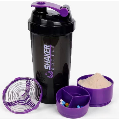 Shaker con separador para proteína 500 ml