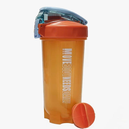 Shaker con popote 550 ml