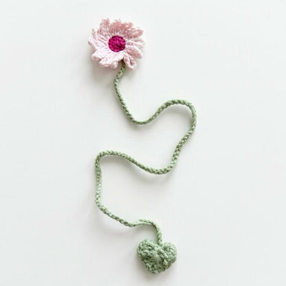 Separador de libro - Flor de Crochet