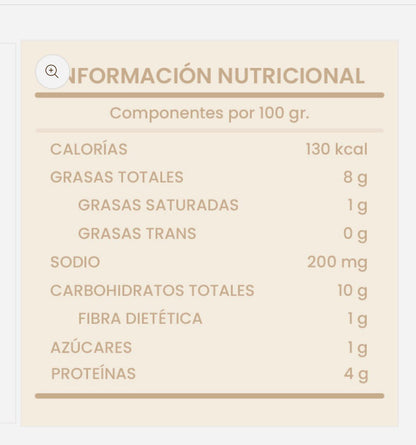 Chips horneadas de Coliflor con Queso 60g