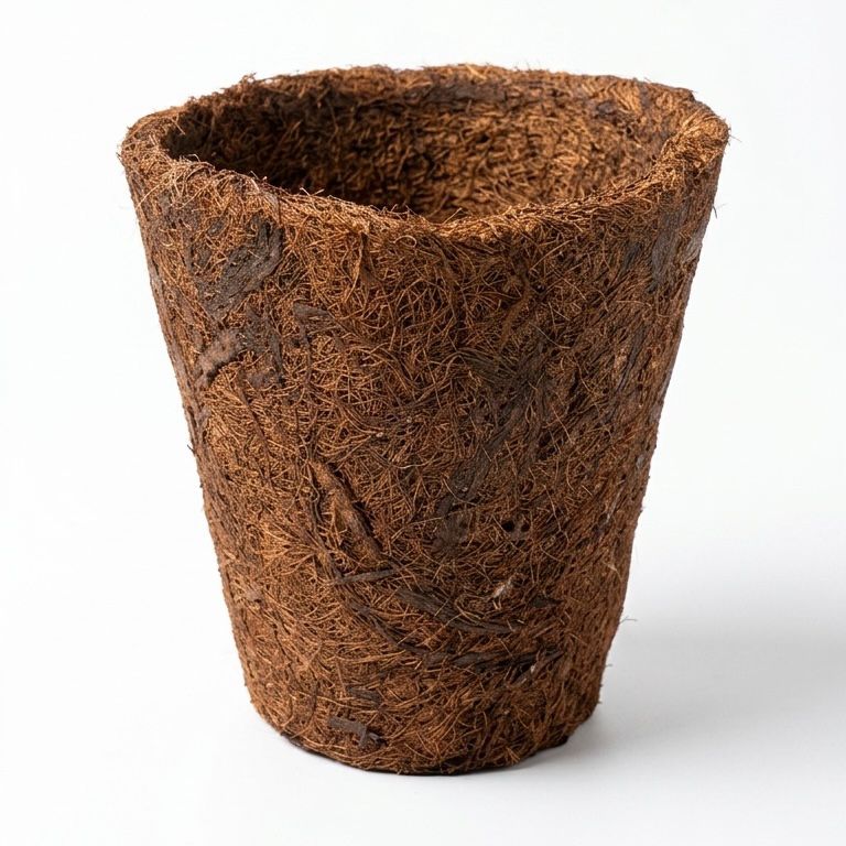 Maceta Básica de Fibra de Coco Orgánica – Alternativa Ecológica y Transpirable