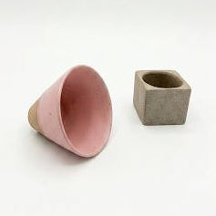 Taza de Cerámica Artesanal con Base Geométrica - Diseño Japonés