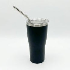 Vaso térmico Mini con popote - Termo de Acero Inoxidable (120ml)
