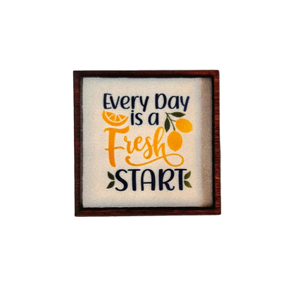 Mini Letreros Decorativos de Madera con Frases Inspiradoras