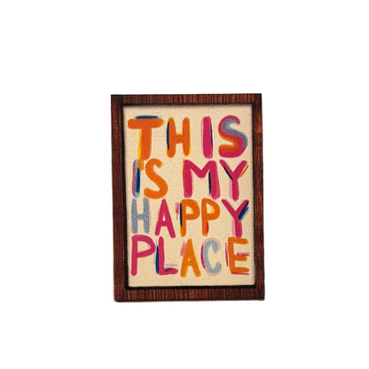 Mini Letreros Decorativos de Madera con Frases Inspiradoras