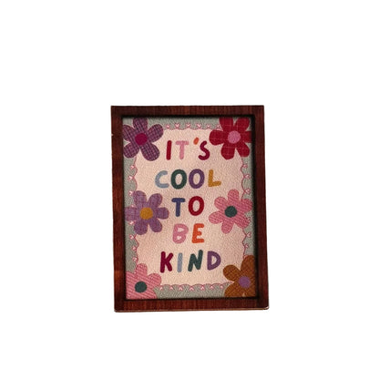 Mini Letreros Decorativos de Madera con Frases Inspiradoras