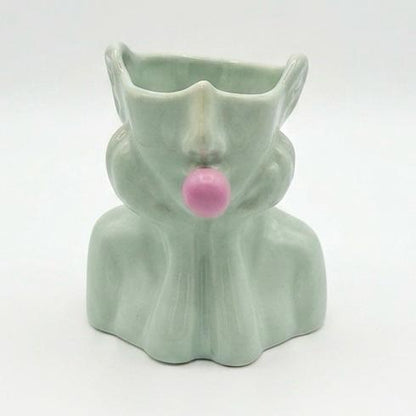 Maceta de Cerámica Lady Chicle - Decoración Estética para Plantas