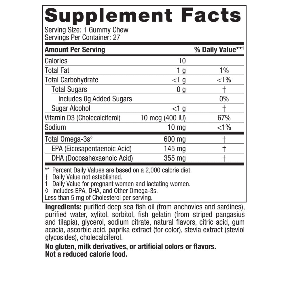DHA Prenatal Gummy Chews