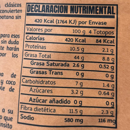 Keto Botana Limón y Sal - Snack horneados, Crujientes y Sin Carbohidratos (70g)